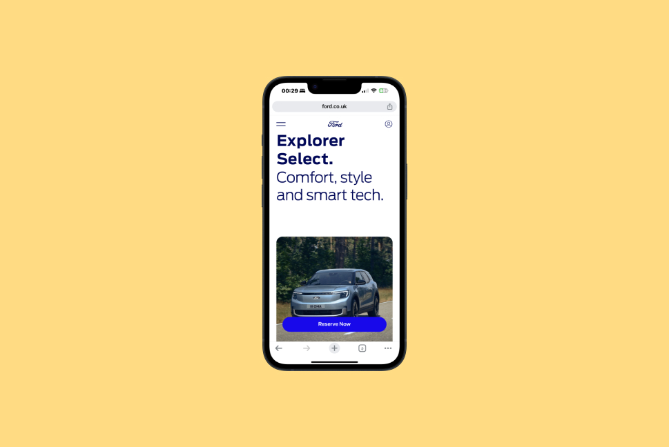 FORD – LANDING PAGE & PRODUCT COPY